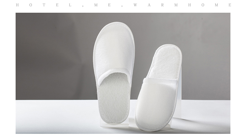 h shaped white edge plus size plush slippers 5
